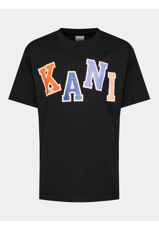 Karl Kani T-Shirt KM241-057-2 Czarny Regular Fit. Kolor: czarny. Materiał: bawełna