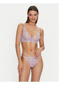 Hunkemöller Biustonosz z fiszbiną Lillia 205399 Fioletowy. Kolor: fioletowy. Materiał: syntetyk #7