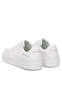 Karl Lagerfeld - KARL LAGERFELD Sneakersy Flint II KL53329 Biały. Kolor: biały. Materiał: skóra #4