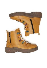 Mustang Trzewiki 1436-601 Żółty. Kolor: żółty. Materiał: materiał #4