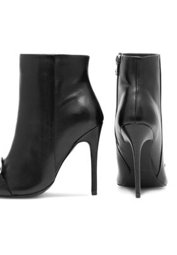 Eva Minge Botki MURCJA-110472 Czarny. Kolor: czarny. Materiał: skóra