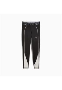 Damskie legginsy 7/8 Puma Fit. Kolor: wielokolorowy, czarny. Wzór: kolorowy. Sport: bieganie, fitness #1