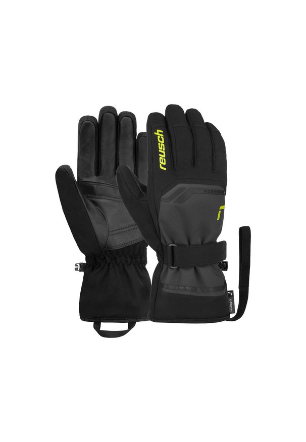 Rękawice narciarskie Reusch Primus R-TEX® XT. Kolor: żółty, wielokolorowy. Materiał: softshell. Sezon: zima. Sport: narciarstwo