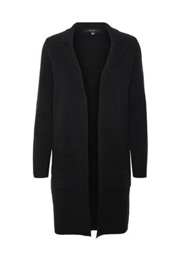 Vero Moda Kardigan 10215659 Czarny Regular Fit. Kolor: czarny. Materiał: syntetyk