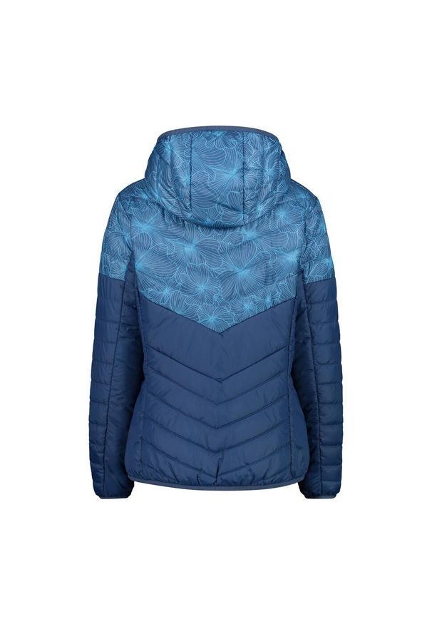 Kurtka damska turystyczna CMP 33Z5126. Kolor: niebieski. Materiał: puch. Sport: turystyka piesza