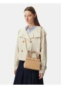 TOMMY HILFIGER - Tommy Hilfiger Torebka Th Modern Mini Satchel AW0AW18726 Brązowy jasny. Kolor: brązowy. Materiał: skórzane #1