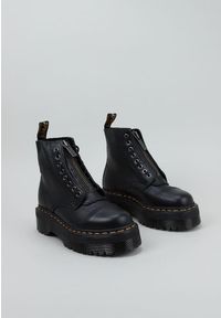 Dr. Martens - Buty Sinclair Rozmiar 42 Czarny - 22564001. Zapięcie: zamek. Kolor: czarny. Materiał: skóra