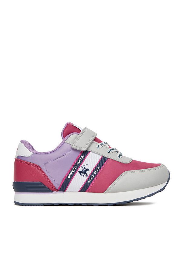 Sneakersy Beverly Hills Polo Club. Kolor: różowy