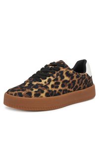 DeeZee Sneakersy AM25240D Brązowy. Kolor: brązowy. Materiał: materiał #4