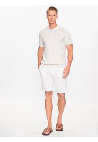 Lindbergh Szorty materiałowe 30-508003 Biały Relaxed Fit. Kolor: biały. Materiał: bawełna #3
