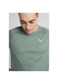Puma - Męska koszulka z długim rękawem do biegania VELOCITY PUMA Green Moon. Kolor: zielony. Długość rękawa: długi rękaw. Długość: długie. Sport: bieganie