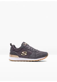 bonprix - Sneakersy Skechers z pianką memory. Kolor: szary