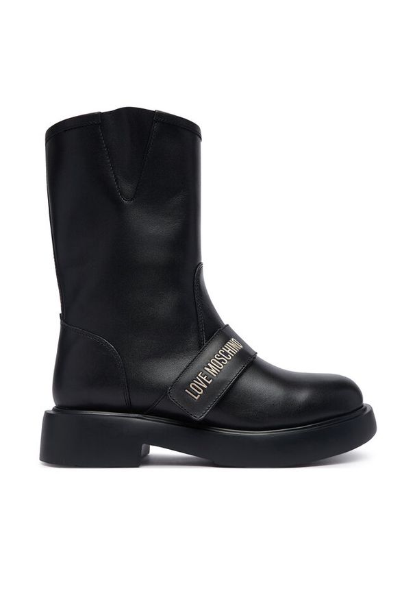 Love Moschino - Botki LOVE MOSCHINO. Kolor: czarny