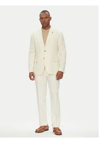 Liu Jo Marynarka QA5268 T4346 Beżowy Regular Fit. Kolor: beżowy. Materiał: len #4