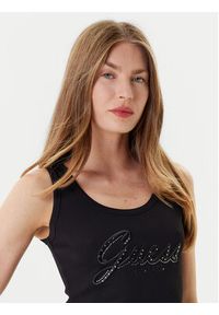 Guess Top W5YP00 KCXJ2 Czarny Regular Fit. Kolor: czarny. Materiał: syntetyk #3