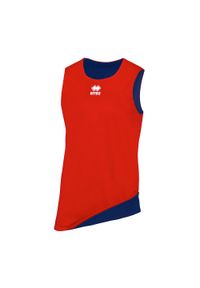 ERREA - Errea Chicago Tank Top Podwójny Jr Tank Top Dzieci. Kolor: czerwony. Długość rękawa: bez rękawów. Sport: koszykówka #1