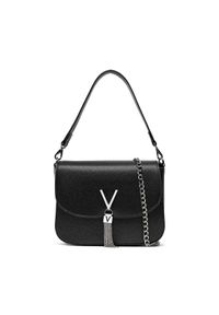VALENTINO - Valentino Torebka Divina VBS1R404G Czarny. Kolor: czarny. Materiał: skórzane