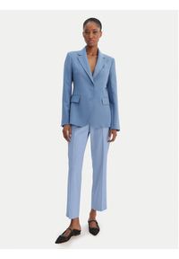 Weekend Max Mara Marynarka Uva 2615041061 Błękitny Slim Fit. Kolor: niebieski. Materiał: syntetyk #5