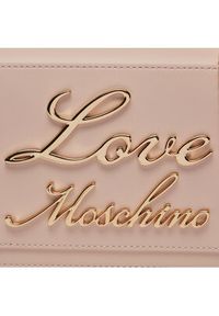 Love Moschino - LOVE MOSCHINO Torebka JC4121PP1ILM0601 Różowy. Kolor: różowy. Materiał: skórzane