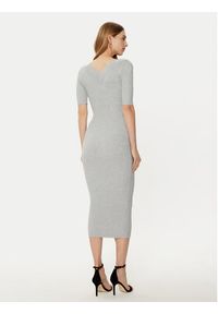 Guess Sukienka dzianinowa W5RK11 Z2V62 Szary Bodycon Fit. Kolor: szary. Materiał: wiskoza. Typ sukienki: bodycon #4