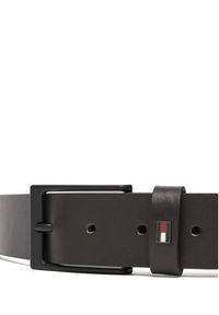 TOMMY HILFIGER - Tommy Hilfiger Pasek Męski Layton 3.5 Ext AM0AM13016 Brązowy. Kolor: brązowy. Materiał: skóra