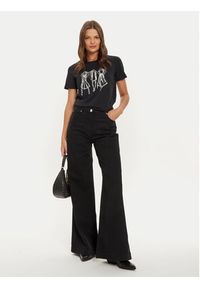 Vero Moda T-Shirt Romy 10320297 Czarny Regular Fit. Kolor: czarny. Materiał: bawełna #6