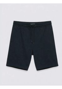 Big-Star - Szorty męskie dresowe granatowe Luiss 403. Kolor: niebieski. Materiał: dresówka. Wzór: haft, ze splotem. Styl: sportowy #2