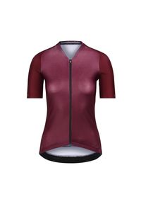 BIORACER - Damski jersey Bioracer Icon Coldblack. Kolor: czerwony, wielokolorowy, brązowy. Materiał: jersey. Sport: kolarstwo