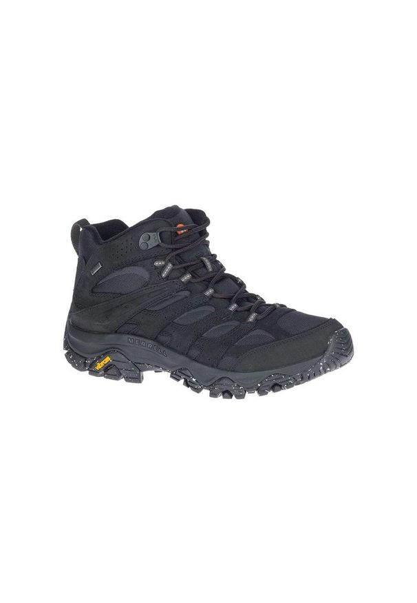 Buty Trekkingowe Męskie Merrell Moab 3 Smooth Mid Gore-Tex. Kolor: czarny. Technologia: Gore-Tex