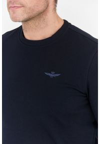 Aeronautica Militare - AERONAUTICA MILITARE Granatowa bluza męska. Kolor: niebieski