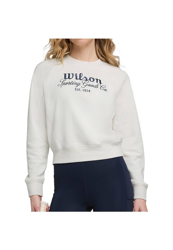 Sweatshirt Wilson Sideline Crew. Kolor: beżowy