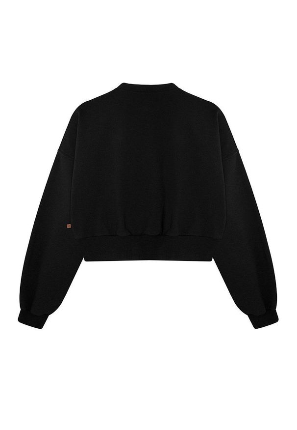 MUUV. - Bluza bawełniana Mild Cotton. Kolor: czarny. Materiał: bawełna. Długość rękawa: długi rękaw. Długość: długie. Sezon: lato, wiosna