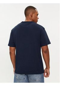 Tommy Jeans T-Shirt Spray Pop Color DM0DM18572 Granatowy Regular Fit. Kolor: niebieski. Materiał: bawełna
