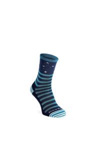 DARN TOUGH - Skarpety merino damskie Darn Tough Animal Haus Crew Lightweight. Kolor: niebieski