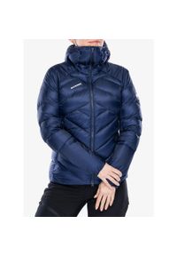 Kurtka puchowa damska Mammut Taiss IN Hooded Jacket. Kolor: niebieski. Materiał: puch