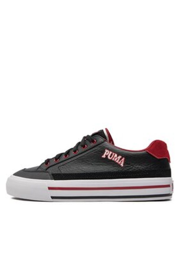 Puma Sneakersy Court Classic Vulc Retro Club 395089-02 Czarny. Kolor: czarny. Materiał: skóra