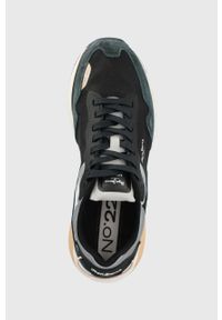 Pepe Jeans sneakersy no22 spring man kolor czarny. Nosek buta: okrągły. Zapięcie: sznurówki. Kolor: czarny. Materiał: guma #4