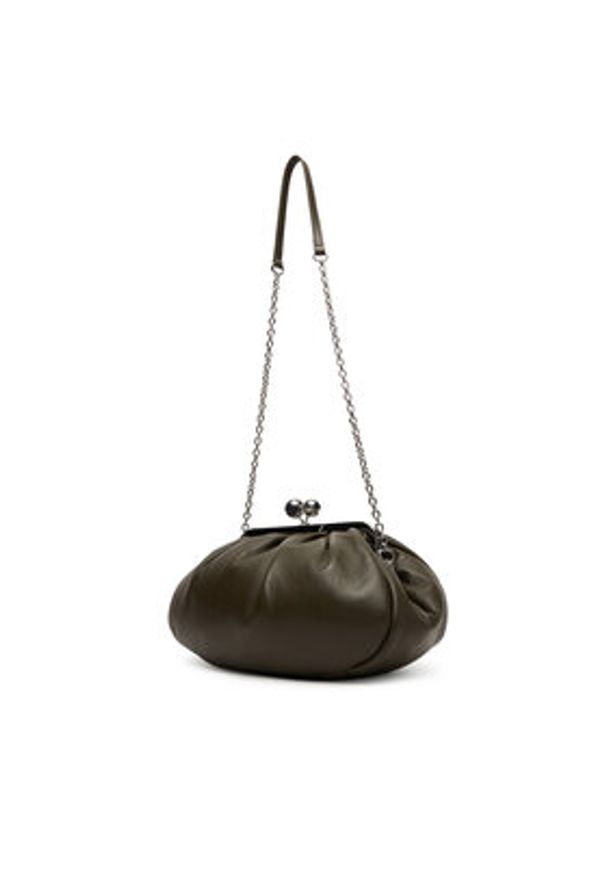 Weekend Max Mara Torebka Cubico 2525516194600 Khaki. Kolor: brązowy. Materiał: skórzane