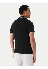 Emporio Armani Polo EM001380 AF20424 UC001 Czarny Regular Fit. Typ kołnierza: polo. Kolor: czarny. Materiał: bawełna #2
