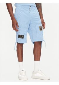 Aeronautica Militare Szorty materiałowe 251BE041CT1122 Błękitny Regular Fit. Kolor: niebieski. Materiał: bawełna #1