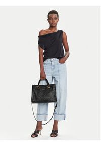 Liu Jo Torebka Ecs M Satchel AF5008 E0538 Czarny. Kolor: czarny. Materiał: skórzane