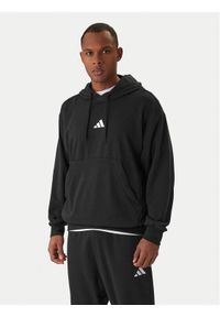 Adidas - adidas Bluza Essentials Feel Cozy JE3849 Czarny Regular Fit. Kolor: czarny. Materiał: bawełna #1