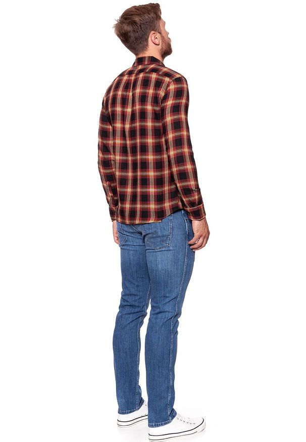 Wrangler - KOSZULA WRANGLER LS 1PKT SHIRT MADDER BROWN W5760ORVR 112129456