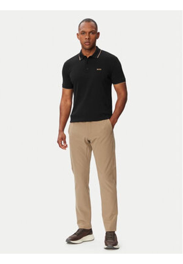BOSS Polo Paddy 50469055 Szary Regular Fit. Typ kołnierza: polo. Kolor: szary. Materiał: bawełna
