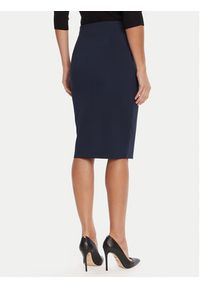 Rinascimento Spódnica ołówkowa CFC0125230003 Granatowy Slim Fit. Kolor: niebieski. Materiał: syntetyk #5