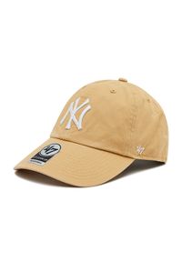 47 Brand Czapka z daszkiem New York Yankees Clean Up B-RGW17GWS-LT Brązowy. Kolor: brązowy. Materiał: materiał #1