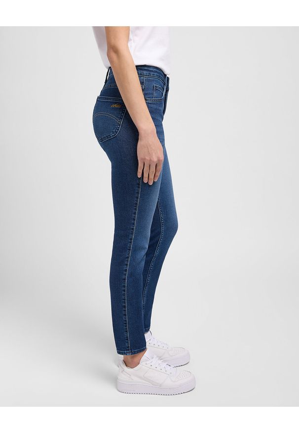 Lee - LEE DAMSKIE SPODNIE JEANSOWE HIGH RISE SKINNY MATERIAL GIRL 112351300 L34G016006