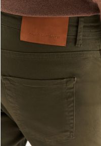 Pako Lorente - PAKO LORENTE – Spodnie męskie zielone P22SF-WX-022-Z-S. Kolor: zielony. Materiał: bawełna, elastan. Długość: długie. Wzór: gładki #10