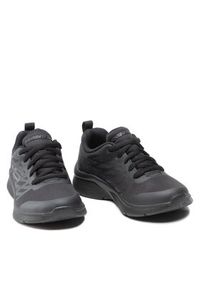 skechers - Skechers Sneakersy Quick Sprint 403769L/BBK Czarny. Kolor: czarny. Materiał: materiał. Sport: bieganie #3