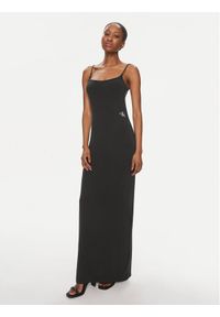 Calvin Klein Jeans Sukienka letnia J20J223055 Czarny Regular Fit. Kolor: czarny. Sezon: lato #1